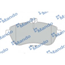 MBF015233 MANDO Комплект гальмівних колодок дисковий гальм
