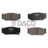 323723 DACO Germany Комплект гальмівних колодок дисковий гальм