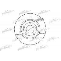 PBD4494 PATRON Гальмівний диск