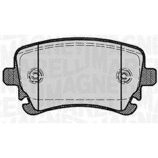 363916060602 MAGNETI MARELLI Комплект гальмівних колодок дисковий гальм