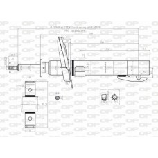 SAB8096.11 OPEN PARTS Амортизатор