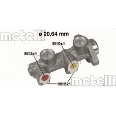 05-0184 METELLI Головний гальмівний циліндр