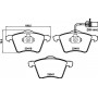 8DB 355 010-631 HELLA Комплект гальмівних колодок дисковий гальм