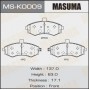MSK0009 MASUMA Колодки гальмівні