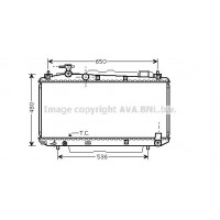 TO2299 AVA QUALITY COOLING Радіатор охолодження двигуна