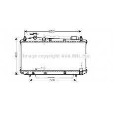 TO2299 AVA QUALITY COOLING Радіатор охолодження двигуна