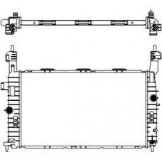 3351-1014 SAKURA Automotive Радіатор охолодження двигуна