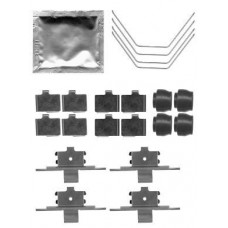 8DZ 355 204-951 HELLA Комплектуючі колодки дискового гальма