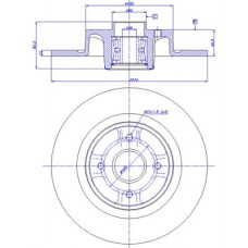 142.1509 CAR Гальмівний диск