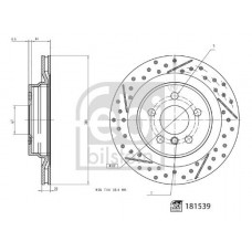 181539 FEBI BILSTEIN Гальмівний диск
