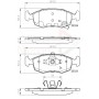 ADB32104 COMLINE Комплект гальмівних колодок дисковий гальм