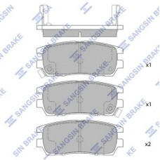 SP1538 Hi-Q Комплект гальмівних колодок дисковий гальм