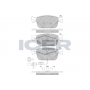 182270 ICER Комплект гальмівних колодок дисковий гальм