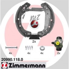 20990.118.0 ZIMMERMANN Комплект гальмівних колодок