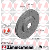 290.2269.52 ZIMMERMANN Гальмівний диск