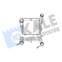 Интеркулер KALE OTO RADYATÖR 344745