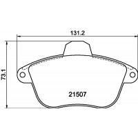 MDB1527 MINTEX КомплеК т гальмівних колодок, дискове гальмо