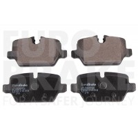 5502221530 EUROBRAKE Комплект гальмівних колодок дисковий гальм