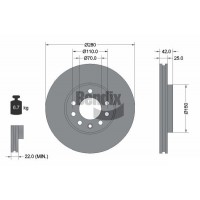BDS1069 BENDIX Braking Гальмівний диск