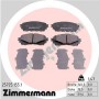 25725.155.1 ZIMMERMANN Комплект гальмівних колодок дисковий гальм