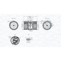 069412748010 MAGNETI MARELLI Вентилятор салону