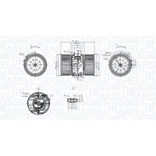 069412748010 MAGNETI MARELLI Вентилятор салону