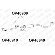 OP40909 VENEPORTE Предглушник вихлопних газів