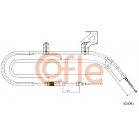 10.9041 COFLE Тросик, cтояночный тормоз