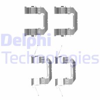 LX0529 DELPHI Комплектуючі колодки дискового гальма