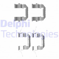 LX0529 DELPHI Комплектуючі колодки дискового гальма