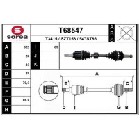 T68547 EAI Привідний вал