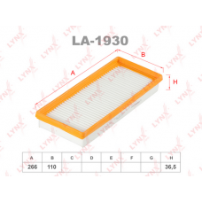 LA-1930 LYNXauto Повітряний фільтр