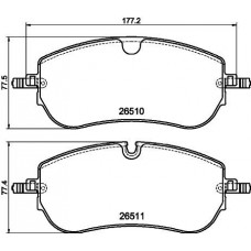 MDB3501 MINTEX КомплеК т гальмівних колодок, дискове гальмо