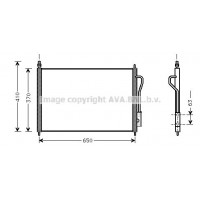 FD5268 AVA QUALITY COOLING Конденсатор кондиціонера
