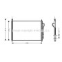 FD5268 AVA QUALITY COOLING Конденсатор кондиціонера