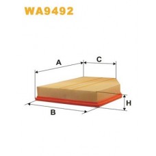 WA9492 WIX FILTERS Повітряний фільтр