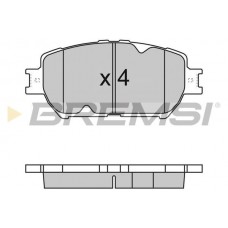 BP3126 BREMSI Комплект гальмівних колодок дисковий гальм