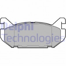 LP802 DELPHI КомплеК т гальмівних колодок, дискове гальмо