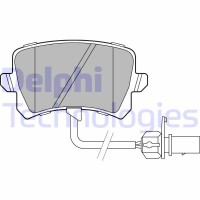 LP3141 DELPHI Комплект гальмівних колодок дисковий гальм