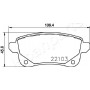 PP-0704AF JAPANPARTS КомплеК т гальмівних колодок, дискове гальмо