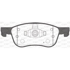 BPA1776.00 OPEN PARTS Комплект гальмівних колодок дисковий гальм