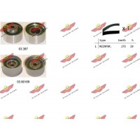 04.5384 AUTOKIT Комплект ременя ГРМ