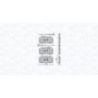 363916061157 MAGNETI MARELLI Комплект гальмівних колодок дисковий гальм