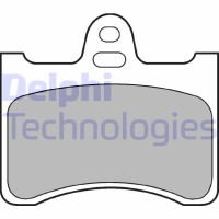 LP193 DELPHI Комплект гальмівних колодок дисковий гальм