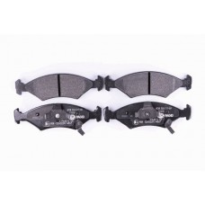 8DB 355 019-891 HELLA Комплект гальмівних колодок дисковий гальм