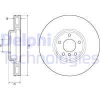BG9156C DELPHI Гальмівний диск