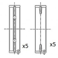 BM1035-050 FAI AutoParts Підшипник колінвалу