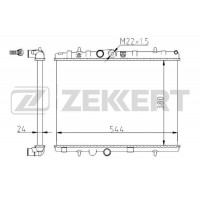 MK-1344 ZEKKERT Радіатор охолодження двигуна