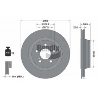 BDS1921 BENDIX Braking Гальмівний диск