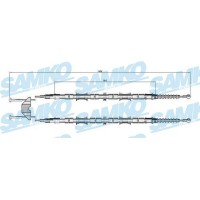 C0655B SAMKO Тросик, cтояночный тормоз